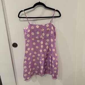 The Christy Dress Lilac Purple Floral Size M (fits a US M)